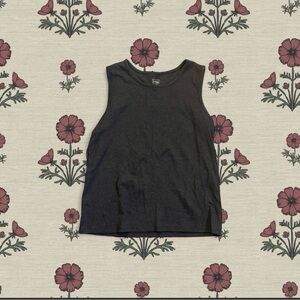 Women’s LL Bean Cotton Grey Tank Size M